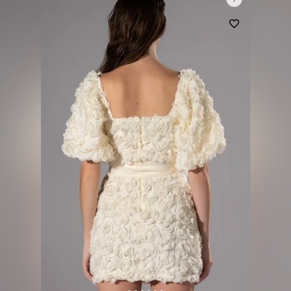 FLORAL APPLIQUÉ DRESS - Picture 6 of 7